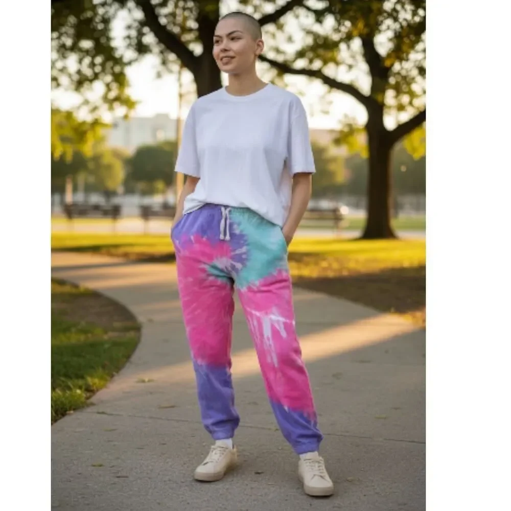 Dreamsides Kids Girls Tie Dye Sweatpants - Size Medium Very Cute!